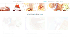 Desktop Screenshot of happyhealthyhome.org